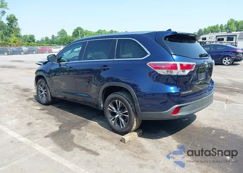 2016 Toyota Highlander Xle V6 from USA, damaged, VIN 5TDKKRFH1GS174865
